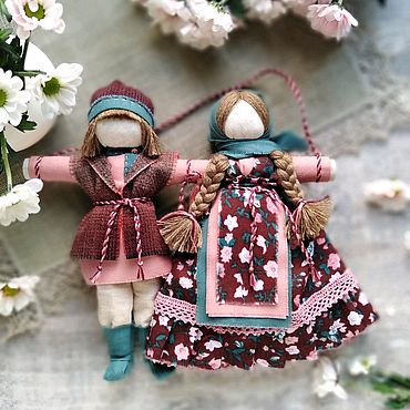 Куклы и игрушки ручной работы. Ярмарка Мастеров - ручная работа Неразлучники Народная кукла Подарки на свадьбу. Свадебная кукла.. Handmade.
