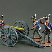 Куклы и игрушки handmade. Livemaster - original item Set of 5 soldiers. The Napoleonic Wars.British Artillery. Handmade.