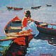 Oil painting 'a Girl can dream', Pictures, Sevastopol,  Фото №1