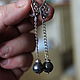 Earrings with pearl Majorca, Earrings, Krasnoyarsk,  Фото №1