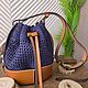 Сумка вязаная из рафии по мотивам Loewe, Сумка-торба, Москва,  Фото №1