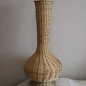 Easter basket for cakes and eggs, woven from vines