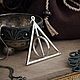 Pendant Deathly Hallows. Harry Potter. Harry Potter.  Green de Wald. silver, Pendant, Moscow,  Фото №1