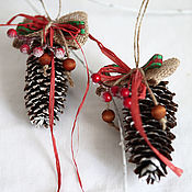 Сувениры и подарки handmade. Livemaster - original item Christmas toys-cones FANT FOREST. Handmade.