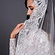 Фата испанка с золотистым кордовым кружевом. Фаты. Romantic Wedding. Интернет-магазин Ярмарка Мастеров.  Фото №2