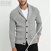 Jackets: White jacket made of wool and silk 