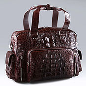 Сумки и аксессуары handmade. Livemaster - original item Sports, travel bag made of crocodile leather IMA0634VK1. Handmade.