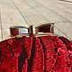 Клатч красный с пайетками 18,7 см. Клатчи. Екатерина Яковлева (Firebirdclutch). Ярмарка Мастеров.  Фото №4