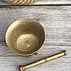 Mortar and pestle, bronze with gilding, Holland. Vintage kitchen utensils. Dutch West - Indian Company. My Livemaster. Фото №5