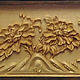 Wood panel on the wall Flowers, Panels, Ivanovo,  Фото №1
