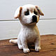 Labrador dog toy made of wool. Stuffed Toys. ToysMari (handmademari). Ярмарка Мастеров.  Фото №5