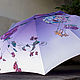 Folding umbrella with painting ' Peonies and Bindweed'. Umbrellas. UmbrellaFineArt. Online shopping on My Livemaster.  Фото №2