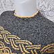 Свитер вязаный из твида с орнаментом. Свитеры. Ольга (olga-knitted-clothes). Ярмарка Мастеров.  Фото №4