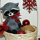 Вязаная игрушка Енотик, Енот. Мягкие игрушки. Лена Лаврушкина (Lisya-norka). Ярмарка Мастеров.  Фото №6