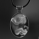Fetus - в ожидании чуда (девочка), серебро 925. Подвеска. Галина Гайсина. Ярмарка Мастеров.  Фото №4