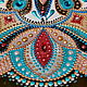 Plate decorative. Mandala in glass, 'Opening'. Esoteric Mandala. volkovahelga. Online shopping on My Livemaster.  Фото №2
