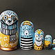 Развивающая Игрушка  Матрешка Зверята wooden toy home decor. Пазлы и головоломки. Студия Марии Розе Время Самоцветов. Интернет-магазин Ярмарка Мастеров.  Фото №2