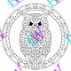Лошадка антисресс-раскраска спиральная и витражная. Иллюстрации и рисунки. EarenWorld. Интернет-магазин Ярмарка Мастеров.  Фото №2