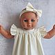 Christening dress 'Lily' for a girl. Baptismal outfit. Childrens Dress. Happy White. My Livemaster. Фото №4
