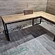 Заказать Угловой стол из сосны в стиле лофт "Table - 109". EasyLOFT. Ярмарка Мастеров. . Столы Фото №3