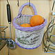 Round fancy basket 'bouquet of lavender'. Basket. paperchest (paperchest). My Livemaster. Фото №6