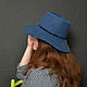 hats: Fedora grey blue. Hats1. Novozhilova Hats. My Livemaster. Фото №5