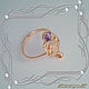 Ring 'Heart of Scorpio' gold 585, natural amethyst. Rings. MaksimJewelryStudio. My Livemaster. Фото №4