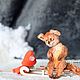 Stoned fox The fox cub is a collectible fox teddy. red. Teddy Bears. NatalyTools (natalytools). My Livemaster. Фото №4