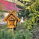 Избушка на курьих ножках. Фигуры садовые. @handmade_wood_decor_23region. Ярмарка Мастеров.  Фото №10