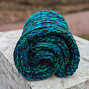 Шарфик, шарф женский вязаный (итальянская шерсть)