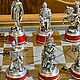 Винтаж: «Битва при Ватерлоо». Эксклюзивные Шахматы.Franklin Mint.Олово,латунь. Предметы интерьера винтажные. RETRO GALLERY NATALIGOR. Ярмарка Мастеров.  Фото №6