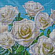 Set for embroidery with beads of 'White roses'. Embroidery kits. Beaded embroidery from Laura. Online shopping on My Livemaster.  Фото №2