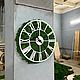 Заказать Часы настенные из стабилизированного мха. Green.Box. Ярмарка Мастеров. . Фитокартины Фото №3