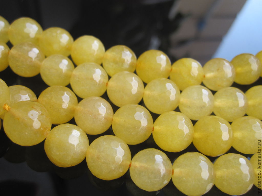 Агат огранка Лимон 10 мм, Бусины, Королев,  Фото №1