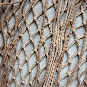 Одежда handmade. Livemaster - original item Poncho: Cape macrame shawl mesh. Handmade.