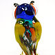Interior figurine made of colored glass Owl K. Figurines. In Glass. Online shopping on My Livemaster.  Фото №2