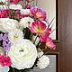 Композиция из искусственных цветов «Романтика». Композиции. Ольдекор (Olga_Decor_Shir). Ярмарка Мастеров.  Фото №6