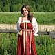 Slavic shirt under sundress. Costumes3. zimushkaoo. My Livemaster. Фото №4
