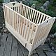 Order  Baby cot from solid cedar a Healthy baby. Joinery in Altai. Livemaster. . Bed Фото №3