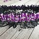 Подвязка "Hello, Kitty",  фиолетовый/черный, Пояса для чулок, Москва,  Фото №1