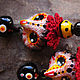 'Enchanted owls', fabulous earrings, Earrings, Krasnogorsk,  Фото №1