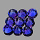Иолит яркий природный IF-VVS, круг, 4 мм, 24 шт. Бусины. ILLUSION_STONES. Интернет-магазин Ярмарка Мастеров.  Фото №2