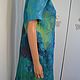 Order Felted blue-turquoise wool dress ' Lilas'. Charmante Tutenafelt (crealanafr). Livemaster. . Dresses Фото №3