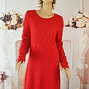 Одежда handmade. Livemaster - original item Knitted dress,46-48 size.. Handmade.