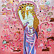 Pintura rosa modular con potalia árbol de la vida. Gustav Klimt. Pictures. Irina Bast. Artist with cat (irina-bast). Ярмарка Мастеров.  Фото №4