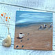 'Tea and seagulls' acrylic (sea, landscape, nature). Pictures. Nadezda Perova. My Livemaster. Фото №5