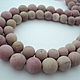 Rhodonite smooth matte beads balls, 10mm and 12mm. Beads1. Businka (businkamag). Online shopping on My Livemaster.  Фото №2
