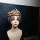 Fantasy crown 'Golden Horns'. Crowns. Felt Hats Shop. My Livemaster. Фото №5