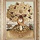 Денежное "Древо любви "символ процветания, благополучия, Картина фэншуй, Лондон,  Фото №1