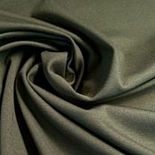 Материалы для творчества handmade. Livemaster - original item Fabric: Punto Milano knitwear dark olive. Handmade.